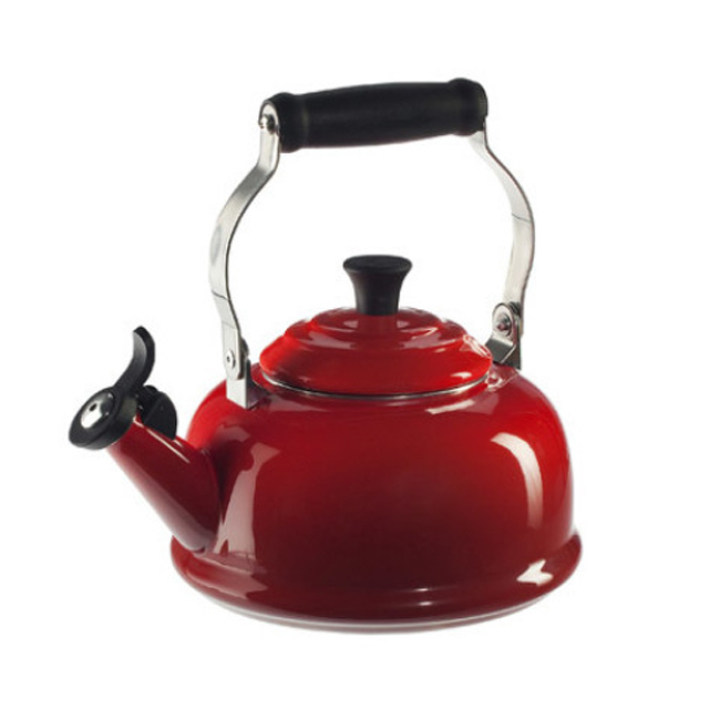 Le Creuset Classic Whistling Teakettle | Cerise Red