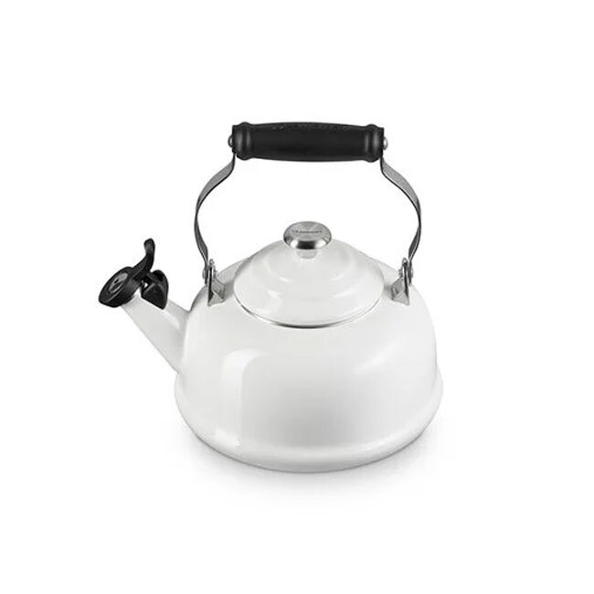 Le Creuset Classic Whistling Teakettle | White
