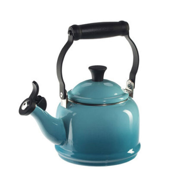 Product Le Creuset Demi Whistling Teakettle | Caribbean Blue
