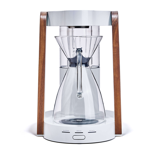 Ratio Eight Coffee Maker | White/Walnut Front