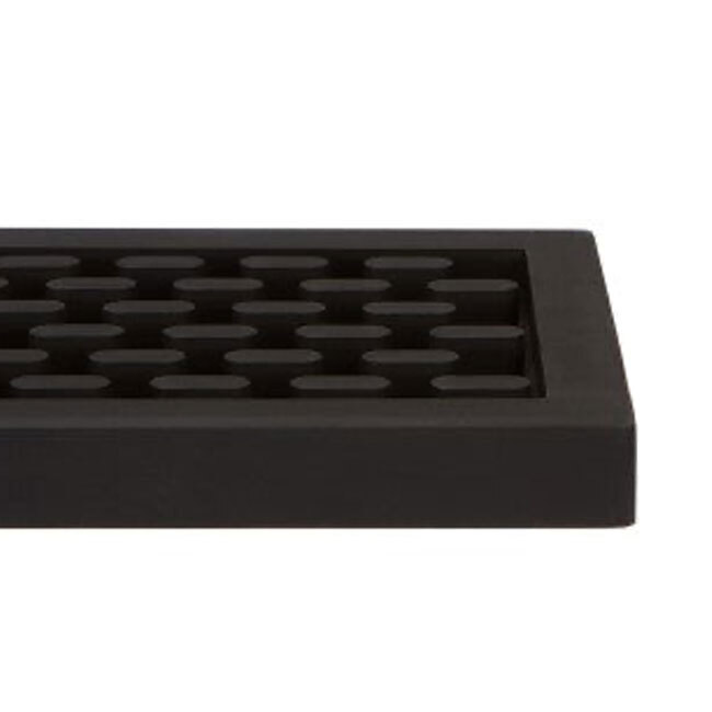 Product A Bar Above Black Silicone Bar Rail Mat | 18 X 3 	