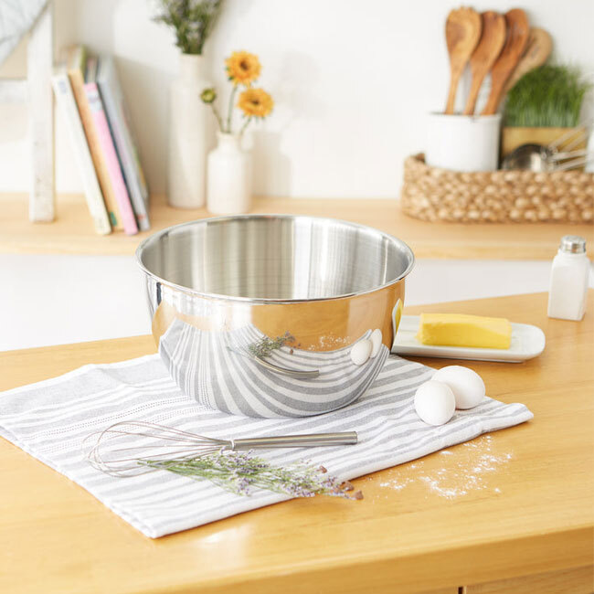 RSVP International Endurance® 8 Qt Mixing Bowl | Stainless Steel