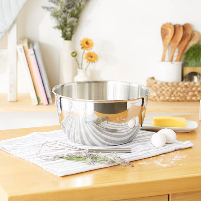 RSVP International Endurance® 12 Qt Mixing Bowl | Stainless Steel