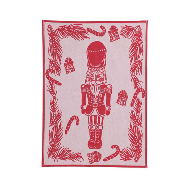 Product Vietri Strofinaccio Nutcracker Dish Towel | Red