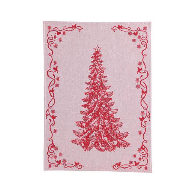 Product Vietri Strofinaccio Tree Dish Towel | Red