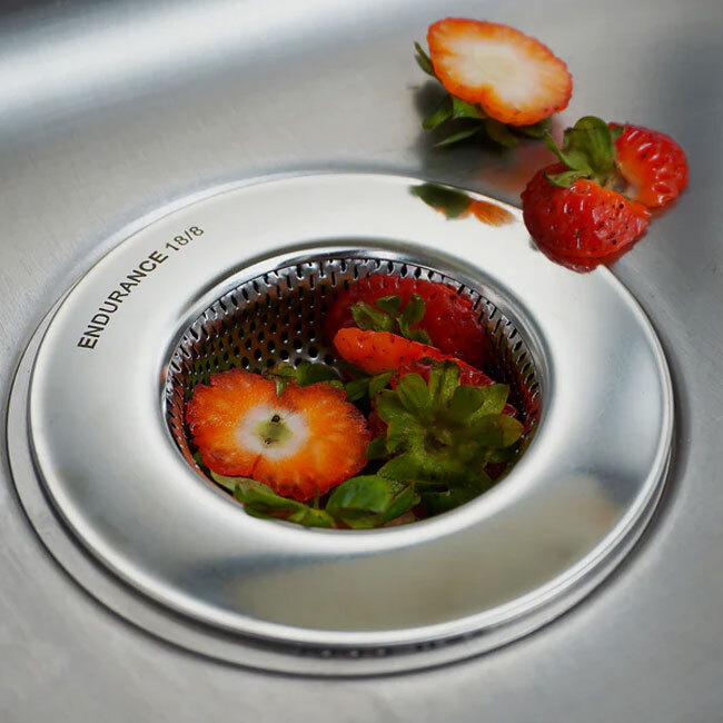 RSVP International Endurance® Large Sink Strainer | 4.5” Dia.