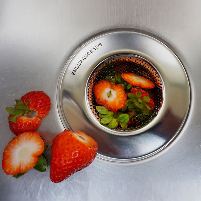 RSVP International Endurance® Large Sink Strainer | 4.5” Dia.