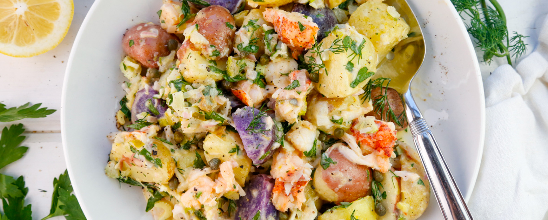 Lobster Potato Salad with Fresh Herbs