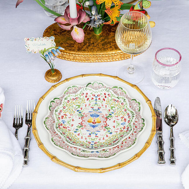 Juliska Sofia Dessert/Salad Plate | Multi in place setting