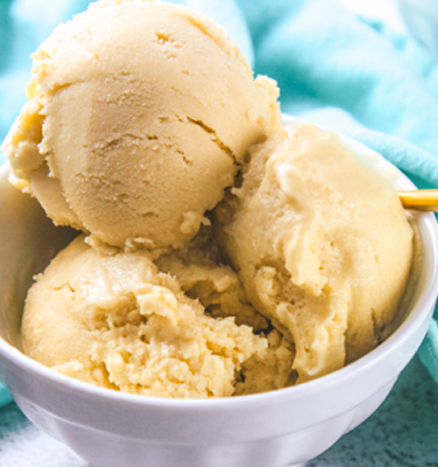 Easy Mango Coconut Ice Cream