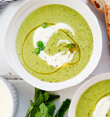 Minted Pea Soup
