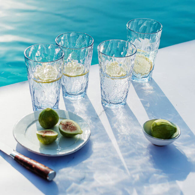 Vietri Superglass Tumbler | Clear