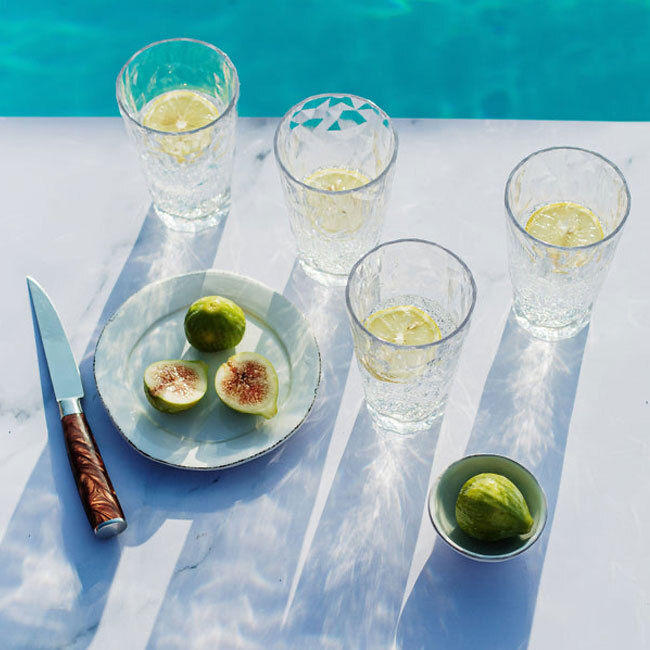 Vietri Superglass Tumbler | Clear