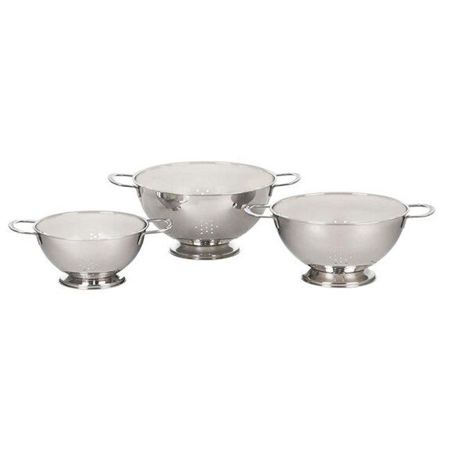 Le Creuset Set of 3 Stainless Steel Mixing Bowls