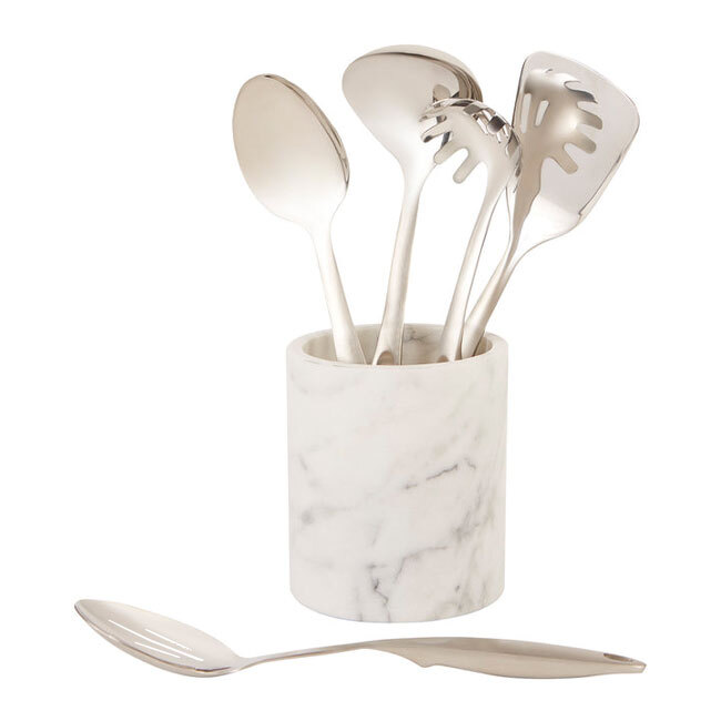 RSVP International Endurance® Stainless Steel Ladle in holder