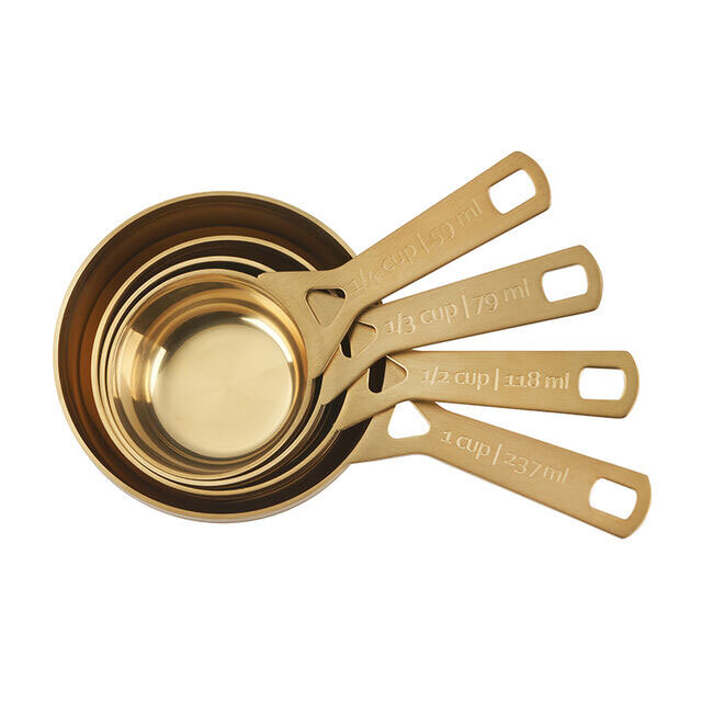 Le Creuset Gold 4-Piece Measuring Cup Set