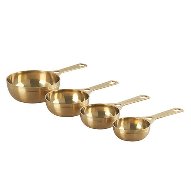 Le Creuset Gold 4-Piece Measuring Cup Set