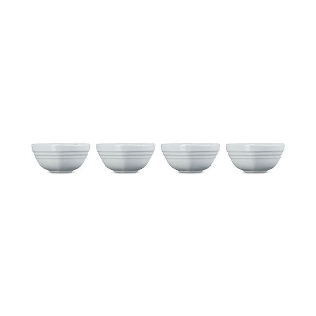 Le Creuset Mini Heart Pinch Bowl - White | Set of 4