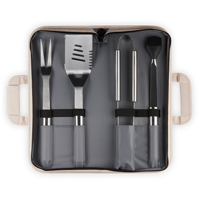 Le Creuset Alpine Outdoor Collection 4-Piece Grilling Tool Set