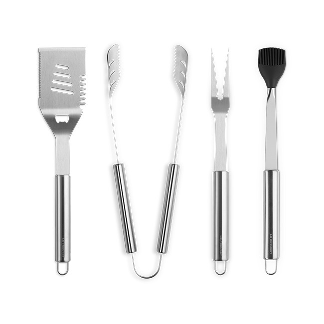 Le Creuset Alpine Outdoor Collection 4-Piece Grilling Tool Set