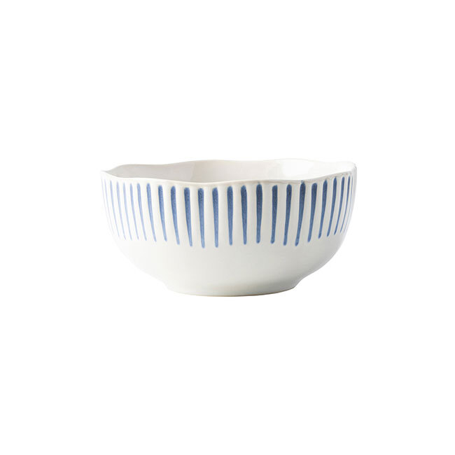 Juliska Sitio Stripe Cereal/Ice Cream Bowl | Delft Blue
