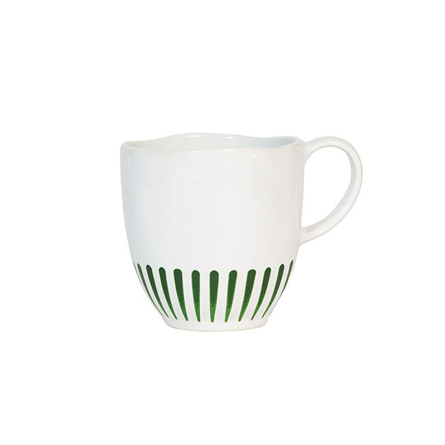Juliska Sitio Stripe Mug | Basil
