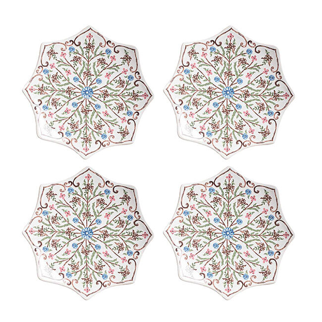Product Juliska Villa Seville Side/Cocktail Plates | Chambray | Set of 4