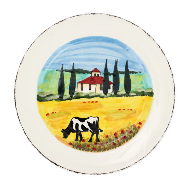 Vietri Terra Toscana Dinner Plate