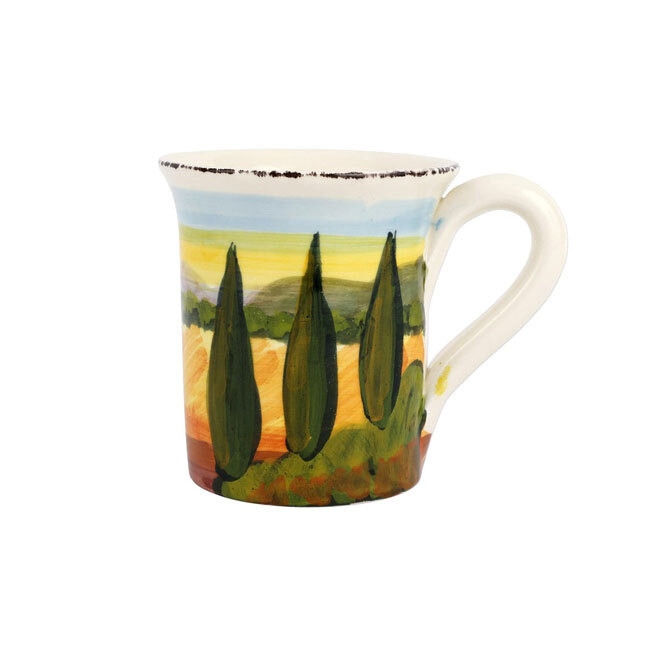 Vietri Terra Toscana Mug - side