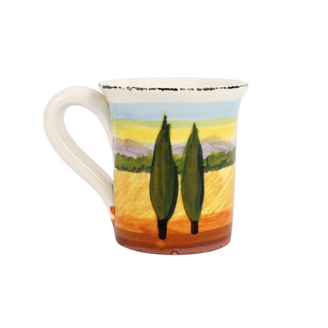 Vietri Terra Toscana Mug - opposite