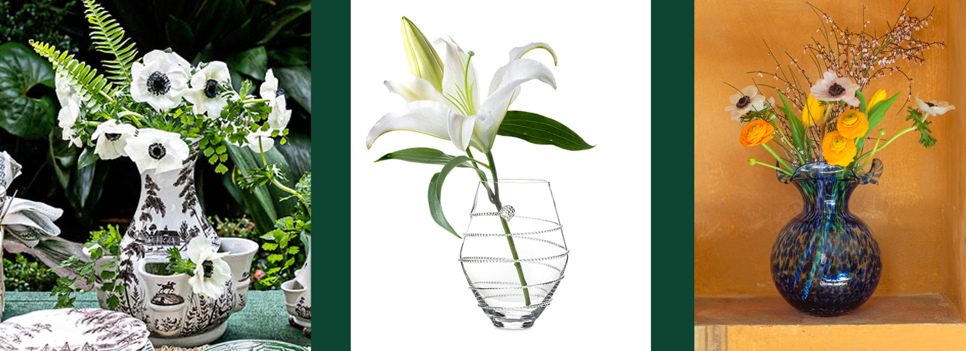 Vases for Spring Flowers