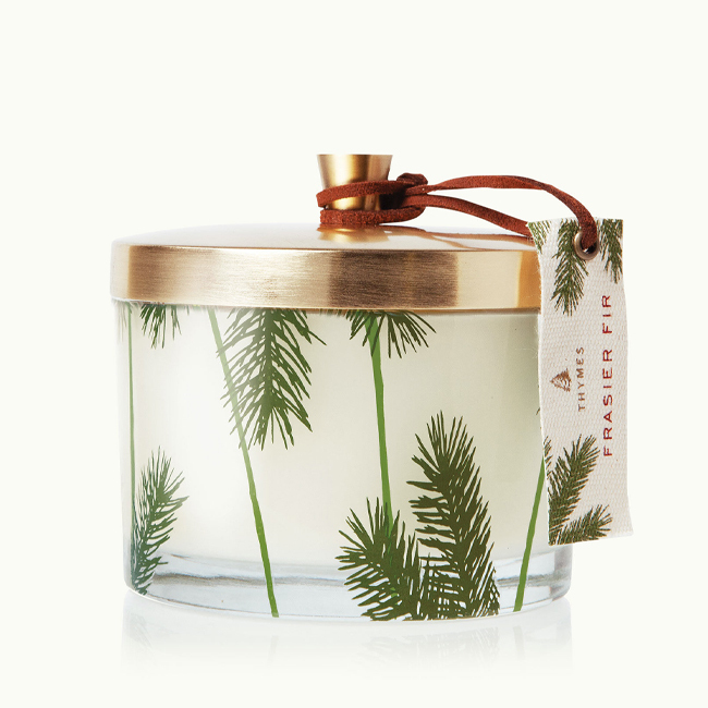Product THYMES Frasier Fir Pine Needle 3-Wick Candle