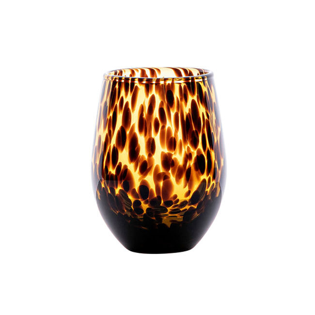 Product Juliska Puro Stemless Wine Glass | Tortoiseshell