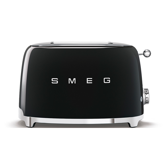 Smeg 7-Cup Stainless Steel Retro Style Electric Kettle in Black