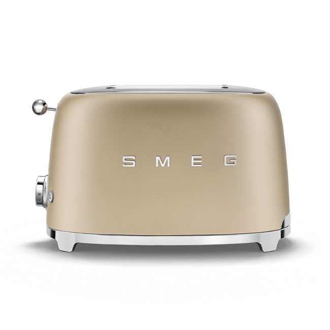 Smeg 2-Slice Toaster | Champagne