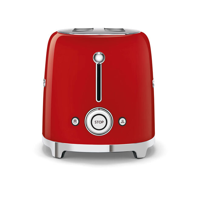 Smeg 2-Slice Toaster | Glossy Red