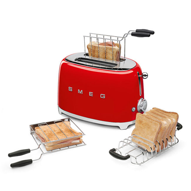 Smeg 2-Slice Toaster | Glossy Red