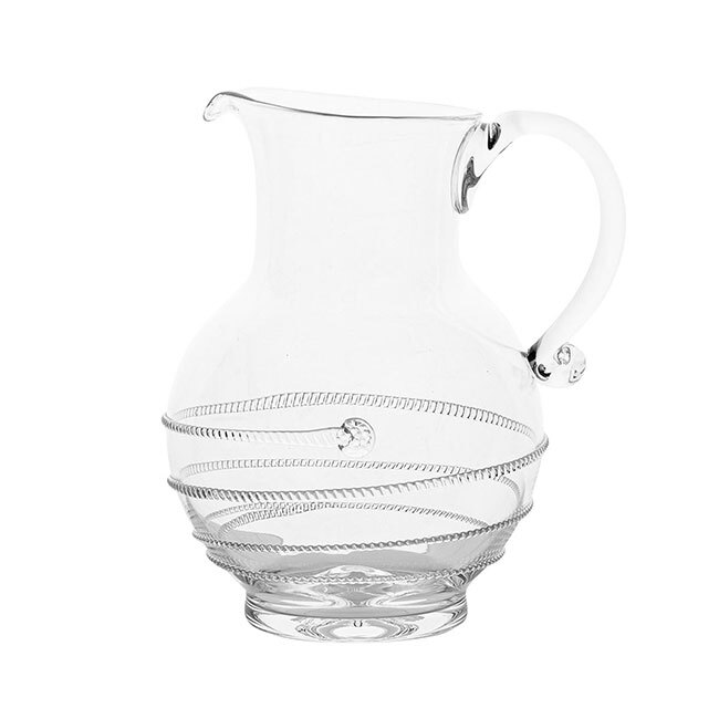 Juliska Amalia Glass Round Pitcher