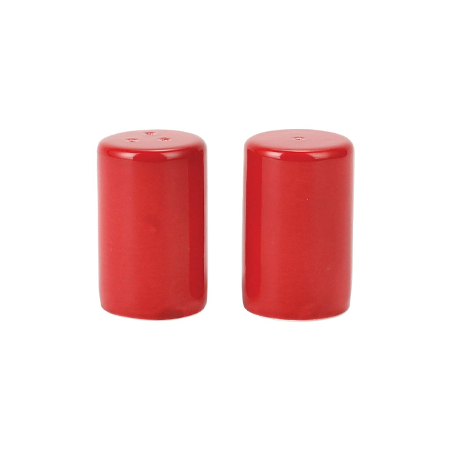 Viva by Vietri Chroma Red Salt & Pepper