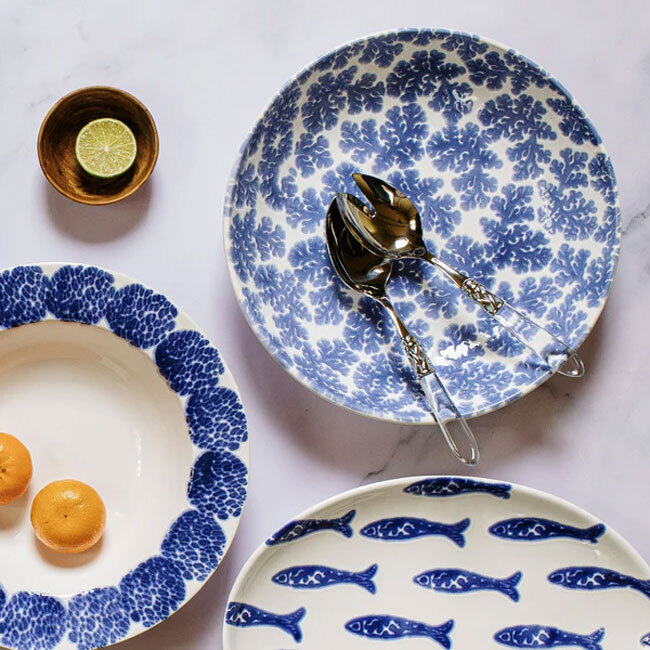 Viva by Vietri Santorini Coral Serving Bowl