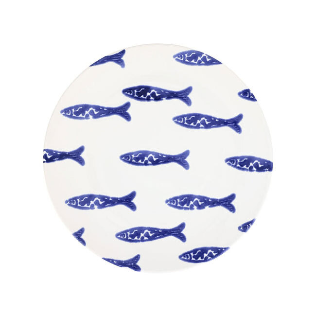 Product Viva by Vietri Santorini Minnows Dinner Plate
