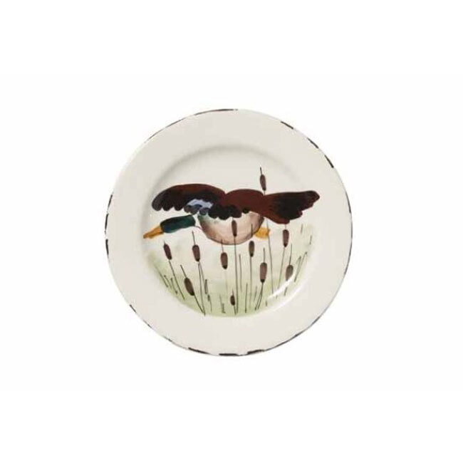 Vietri Wildlife Salad Plate - Mallard