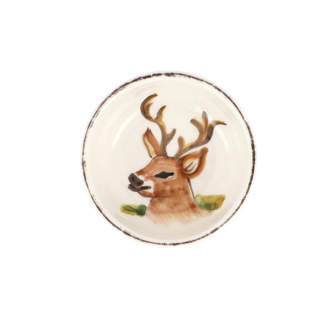 Vietri Wildlife Condiment Bowl - Deer