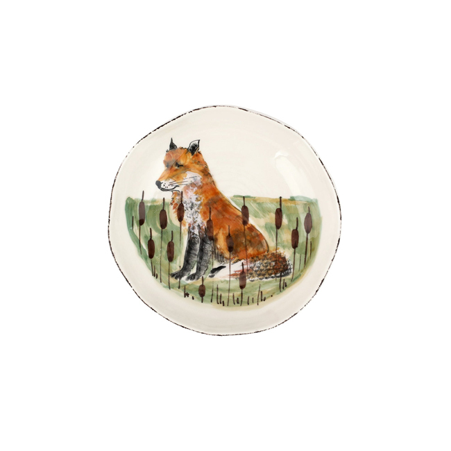 Vietri Wildlife Pasta Bowl - Fox - top