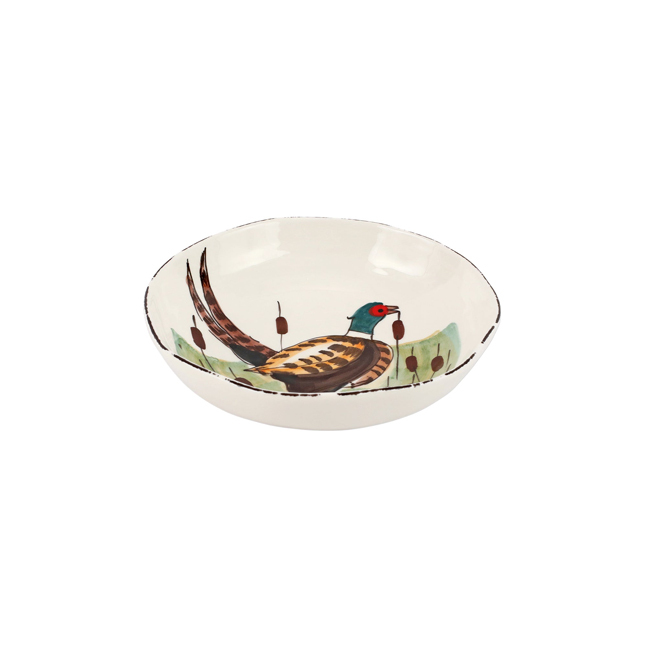 Vietri Wildlife Pasta Bowl - Pheasant