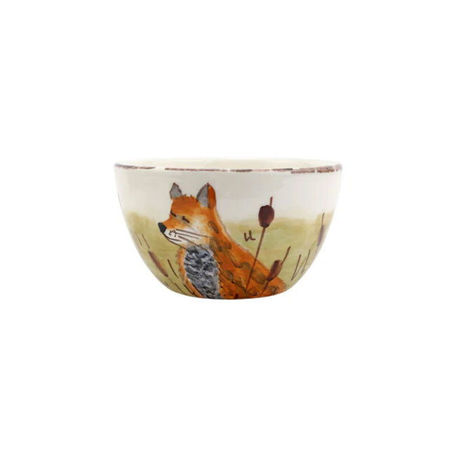 Vietri Wildlife Cereal Bowl | Fox