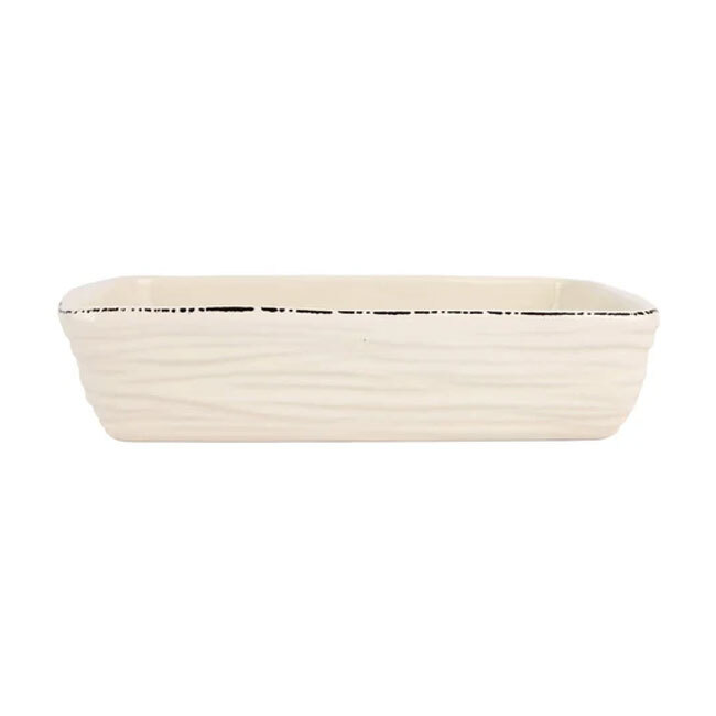 Vietri Wildlife Pheasant Rectangular Baker - side
