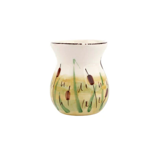 Vietri Wildlife Quail Bud Vase