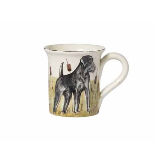 Vietri Wildlife Mug - Black Dog