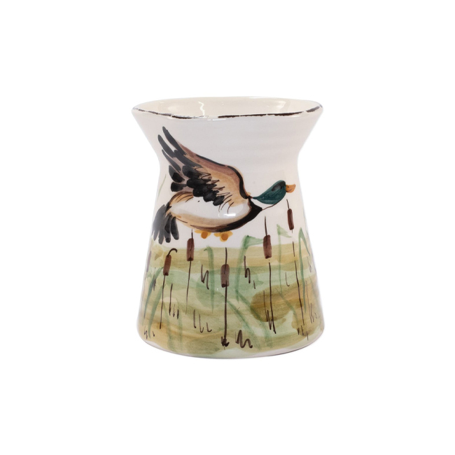 Vietri Wildlife Mallard Utensil Holder 